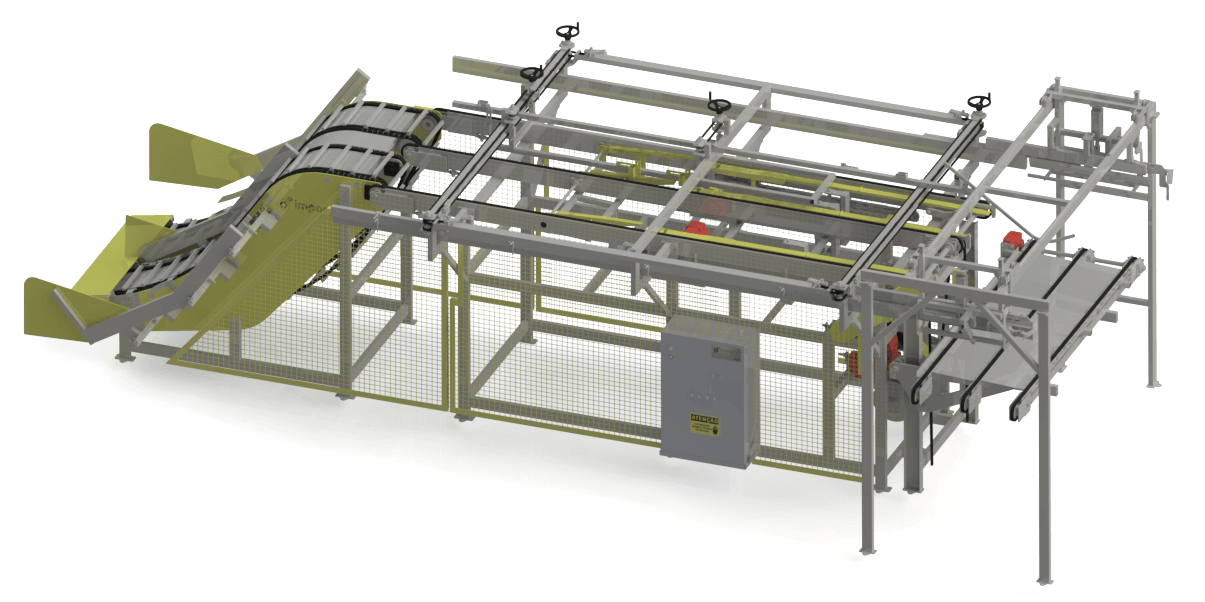 O Cilindrador tem como finalidade transformar a tora em uma geometria conhecida, para melhor aproveitamento na linha de produção, podendo atuar como transportador de log homes, pergolados, jardins, cercas postes e construções diversas.